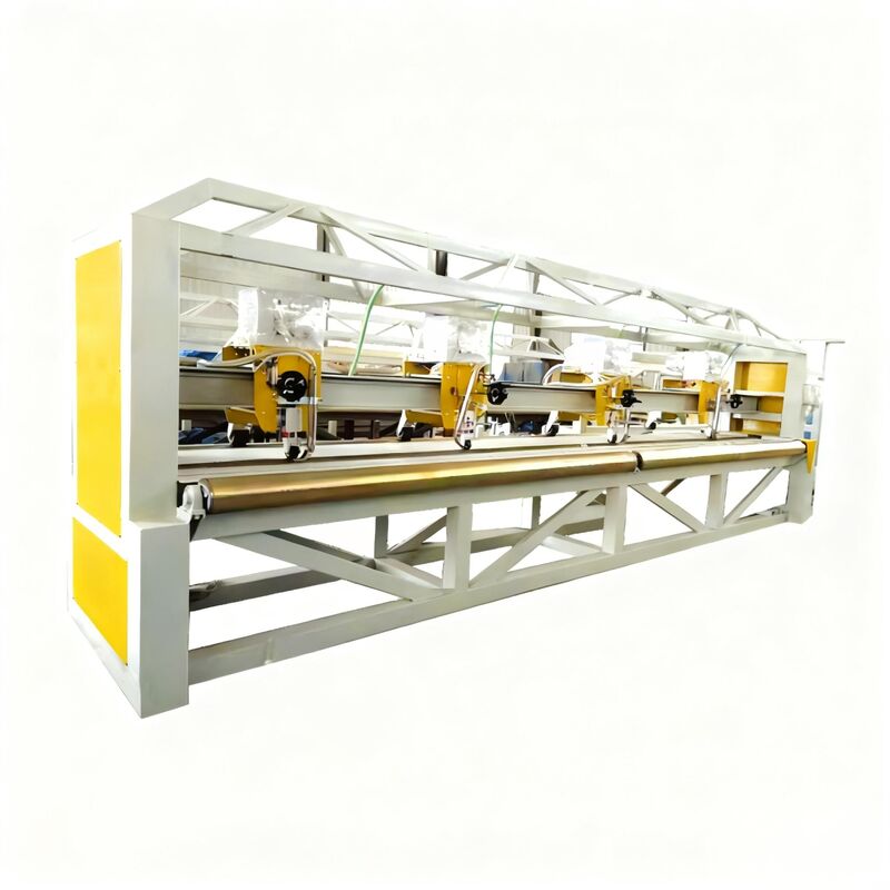 100m Min PVC Tarpaulin Welding Machine Multi Head Design Plastic Tarpaulin Making Equipment